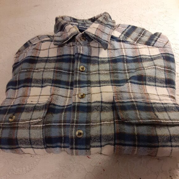 Northeast Outfitters Other - Northeast Outfitters (XL) Men's Blue Plaid Long Sleeve Flannel Shirt w/2 pockets